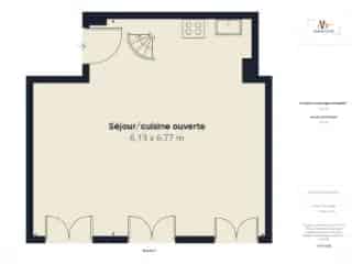 Duplex Elsene 80m2 2 slaapkamers Nabij Toison dOr
