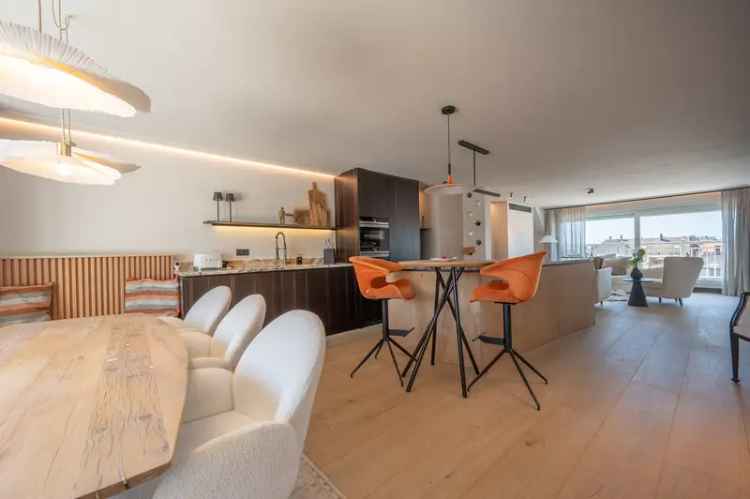 Appartement huur luxe duplex dakappartement met zonneterrassen Knokke