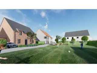 Te koop woningen in Ramskapelle nabij Nieuwpoort met ruime tuinen