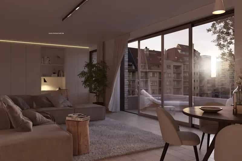 Nieuwbouw Appartement Blankenberge 1 Slaapkamer 70m2 Terras Strand