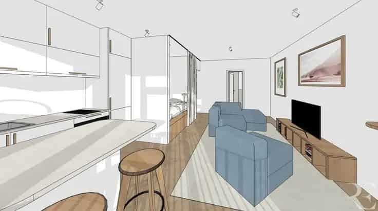Studio 37m² Sint-Gillis - Top Investering