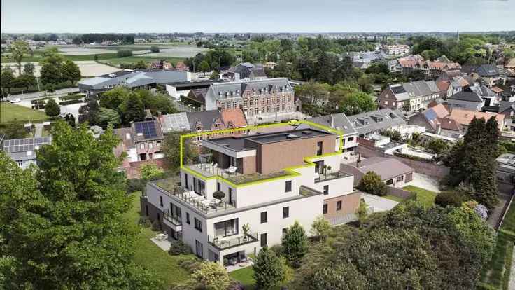 Unieke penthouse met 3 slaapkamers en ruim terras te koop