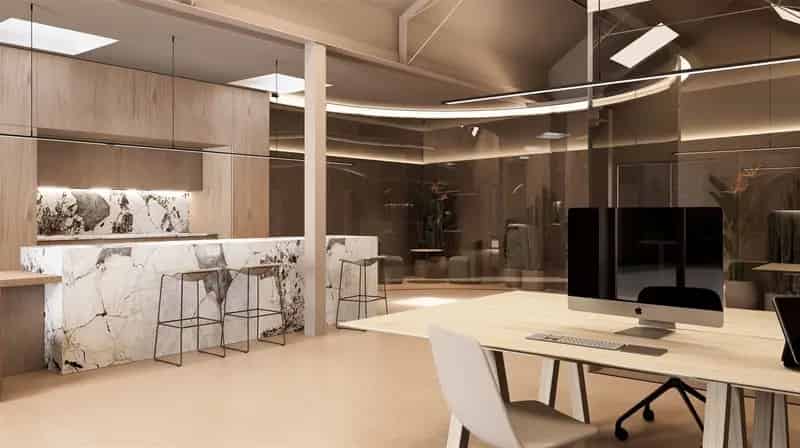 Casco Ruimte 135m² Gent - Kantoor Studio Atelier