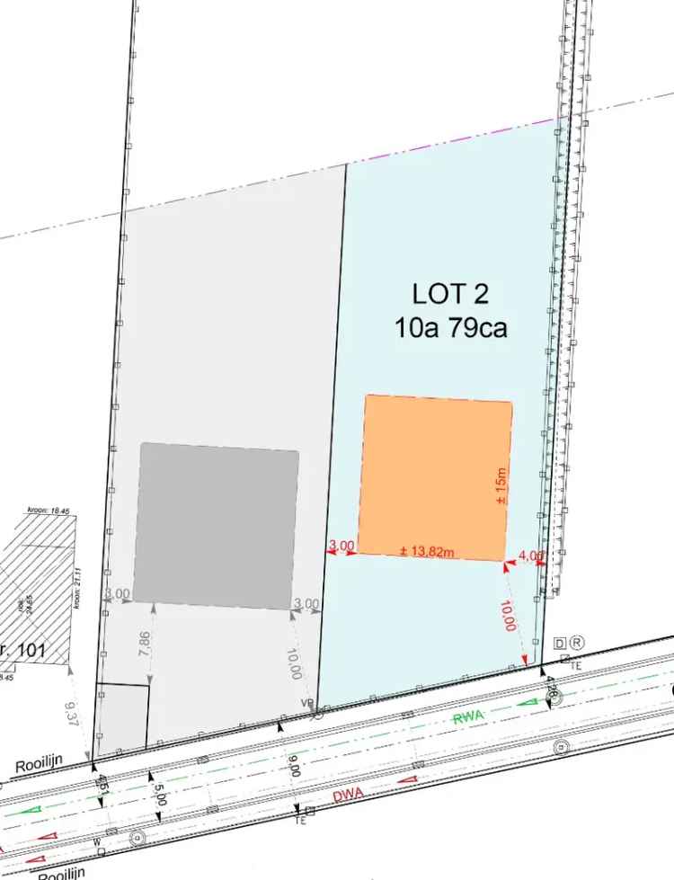 Grond te koop prachtige villagrond in Boortmeerbeek