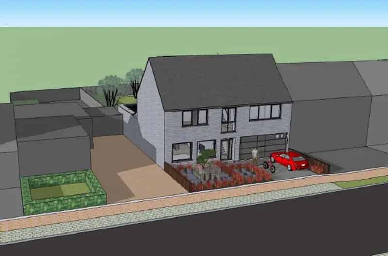 Bouwgrond Oostduinkerke 662m2  Halfopen Bebouwing 4 slaapkamers