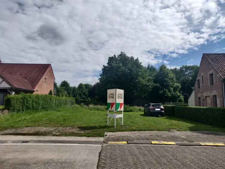 Zuid-gerichte bouwgrond op 10A23ca in Grasheide/Putte