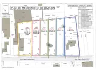 Bouwgrond Sirault 4 percelen 878-944m²