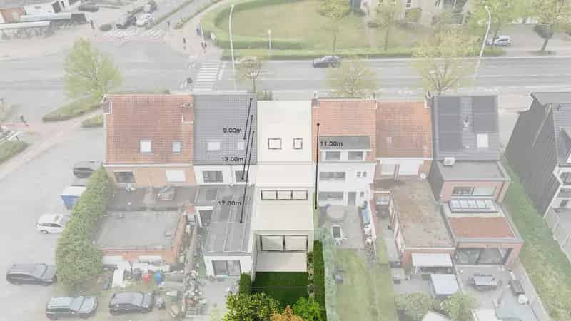 Bouwgrond Brasschaat 437m²  Eengezinswoning Garage Groene omgeving