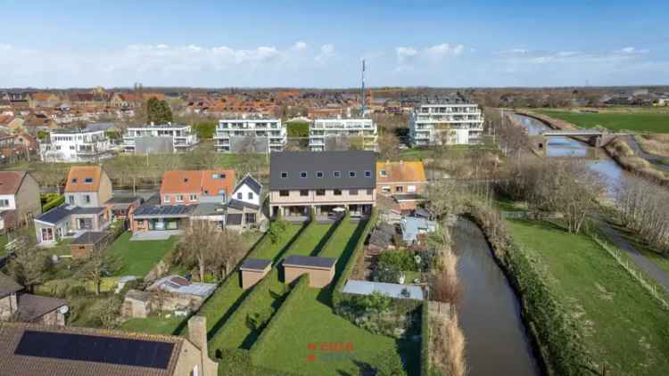 Groepswoningen kopen in Nieuwpoort met grote tuin en moderne afwerking