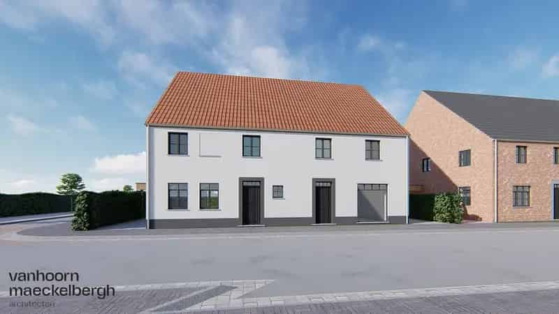Nieuwbouw gezinswoning Gistel Zevekote