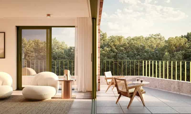 Penthouse te koop 1 slaapkamer Gent Sint-Amandsberg