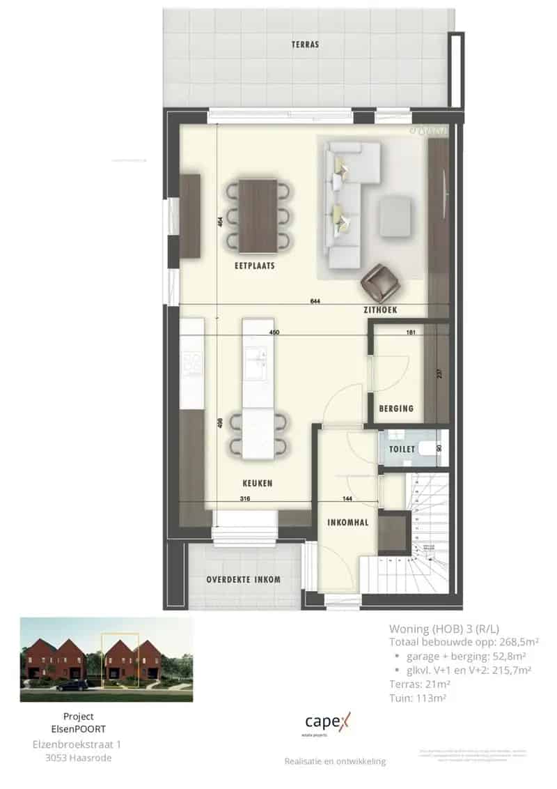 Nieuwbouw Huis 4 slaapkamers Haasrode