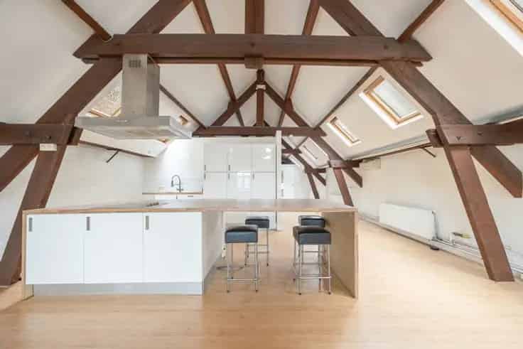 Antwerpen Penthouse te Koop Historisch Gebouw 3 slaapkamers
