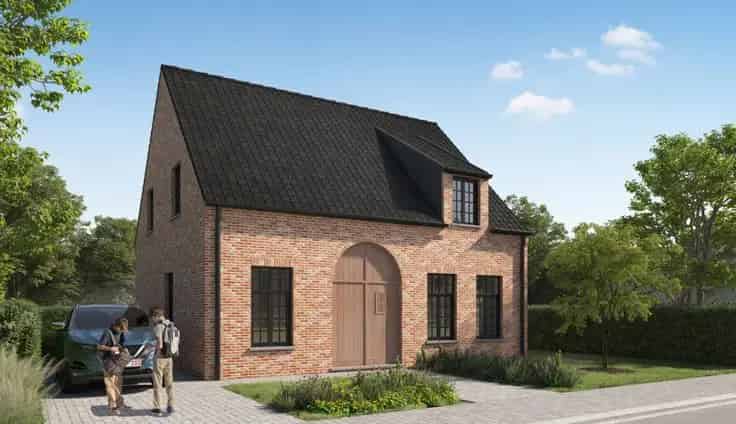 Nieuwbouwwoning te Lessines Landelijke Stijl 3 slaapkamers