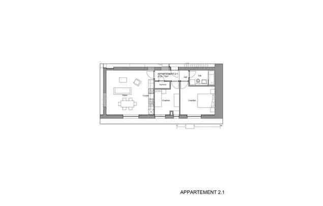 Huur 2 slaapkamer appartement van 73 m² in Schaerbeek - Schaarbeek