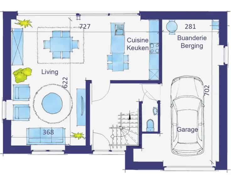 Huis Te Koop Chaumont-Gistoux: Villa QZEN - 3 slaapkamers