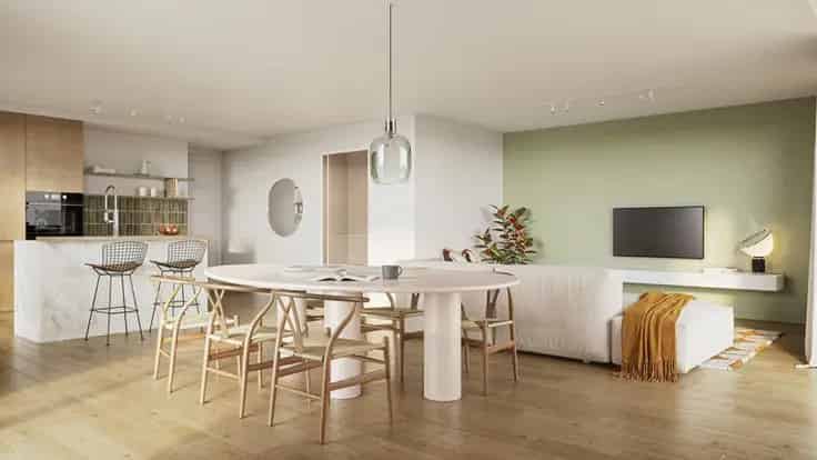 Appartement te koop Anderlecht 2 slaapkamers tuin EPC A-B