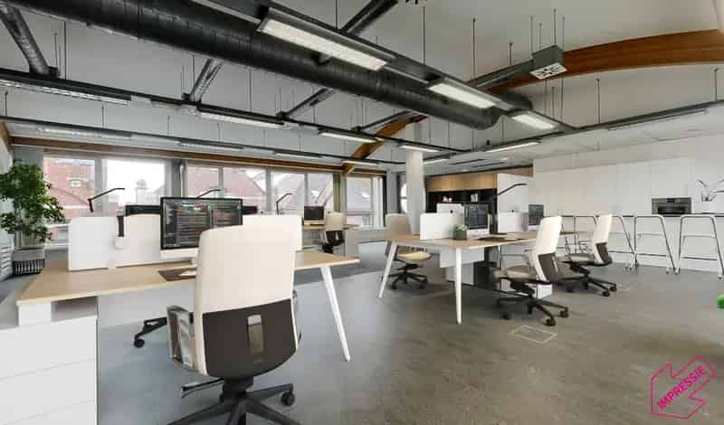 Kantoor te huur 508m2 Duboisstraat Veel licht Parking