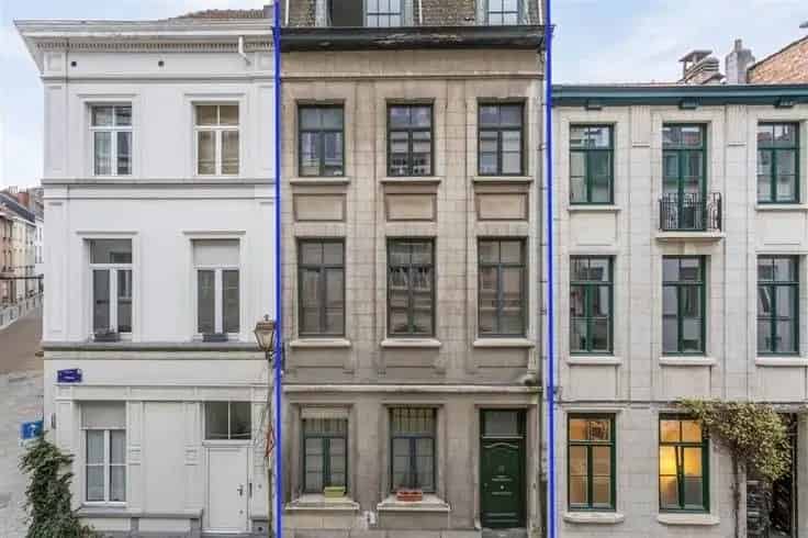 5 Slaapkamer Huis Elsene Te Renoveren 254m2 Tuin