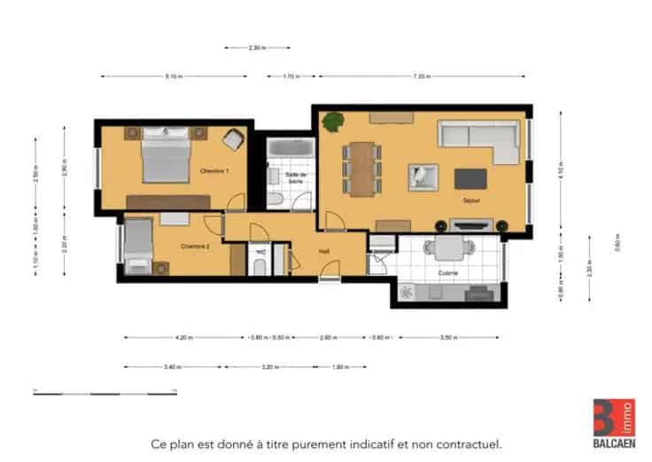 Appartement Te Koop Jette 2 slaapkamers 86m²