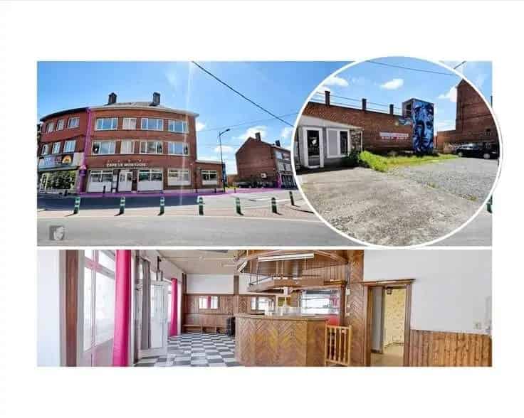 Appartement Te Koop Tamines Centrum: Gemengd Gebouw met Commerciële Ruimte