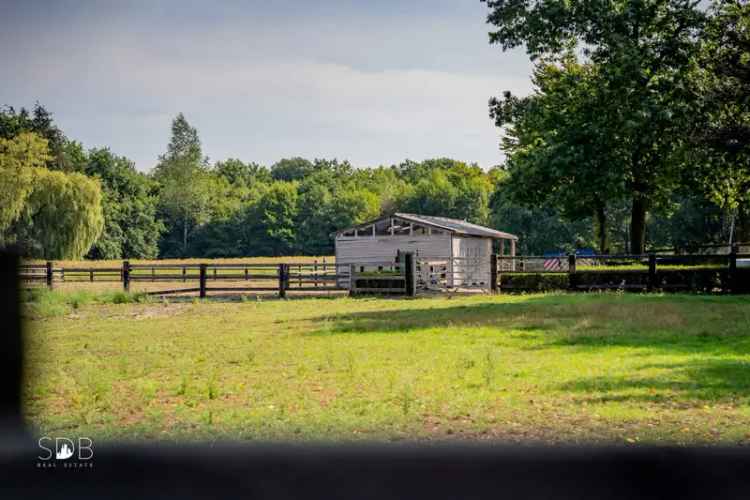 Te koop luxe villa in Belsele met stalgebouw en ruime perceel