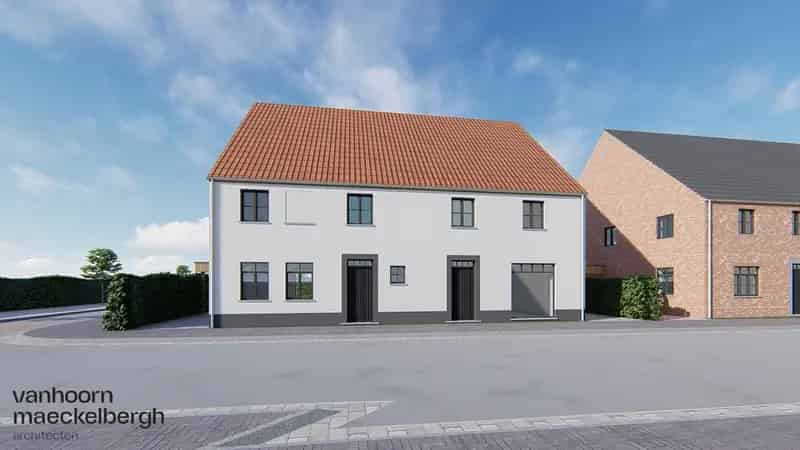 Nieuwbouw gezinswoning Zevekote 3 slaapkamers