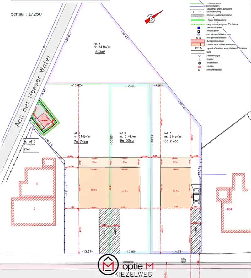Bouwgrond Veldwezelt 687m2 Open Bebouwing
