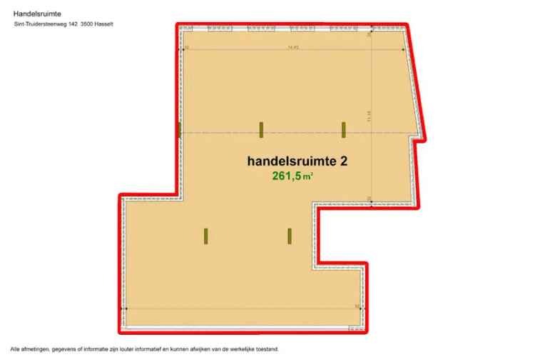 Huur kantoorruimte van 262 m2 op toplocatie