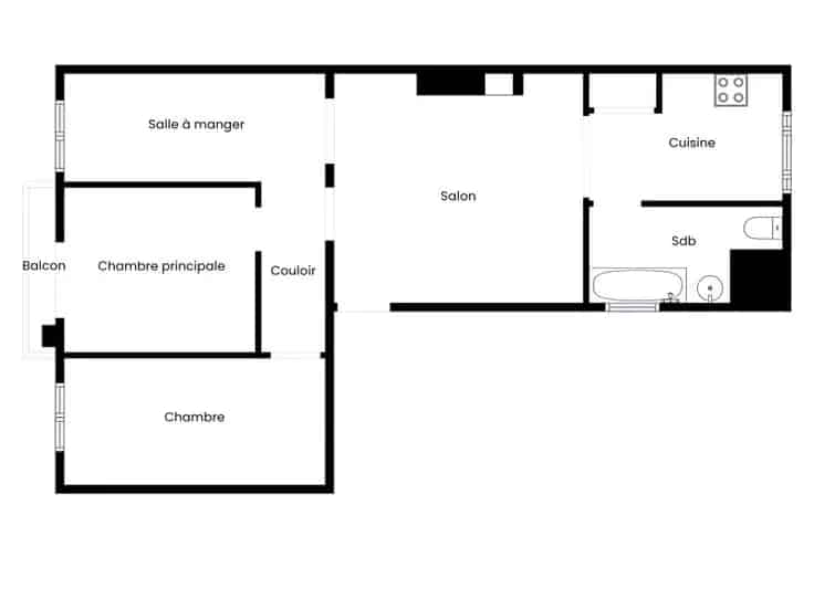 Appartement 2 slaapkamers Brussel Zuid Nabij Raadsplein