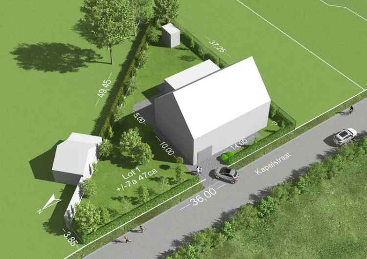 Bouwgrond te huur Boutersem 7a 47ca Landelijke ligging