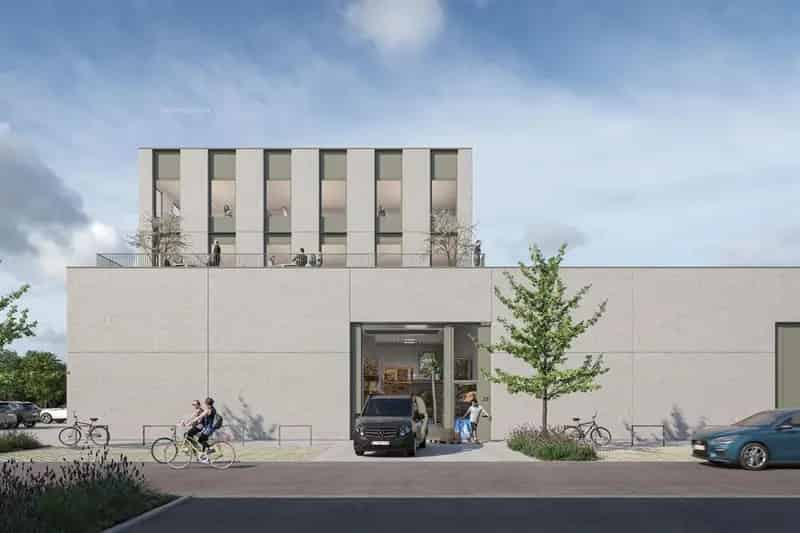 Bedrijfsgebouw te huur Drogenbos - 972m² + Mezzanine
