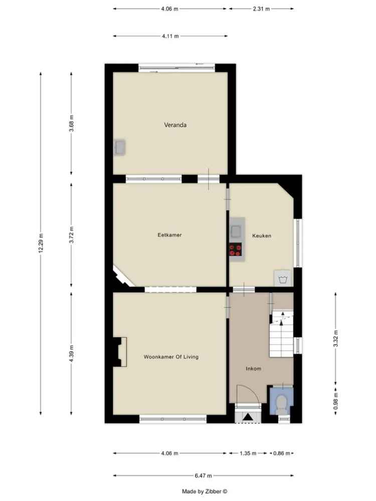 Woning met 3 4 slaapkamers tuin en garage