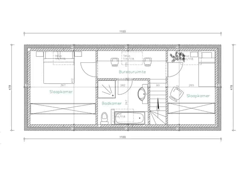 Nieuwbouw woning te huur 2 slaapkamers Sint Lievens Houtem