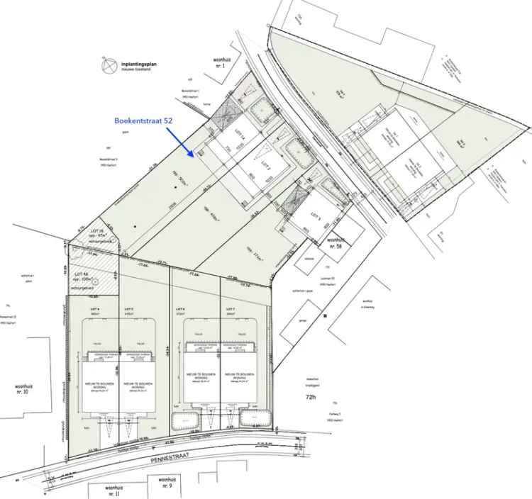 Halfopen nieuwbouwwoning met tuin en carport