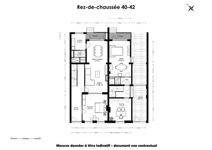 Appartement te Koop Hallepoort 1 Slaapkamer Terras Tuin 77m²