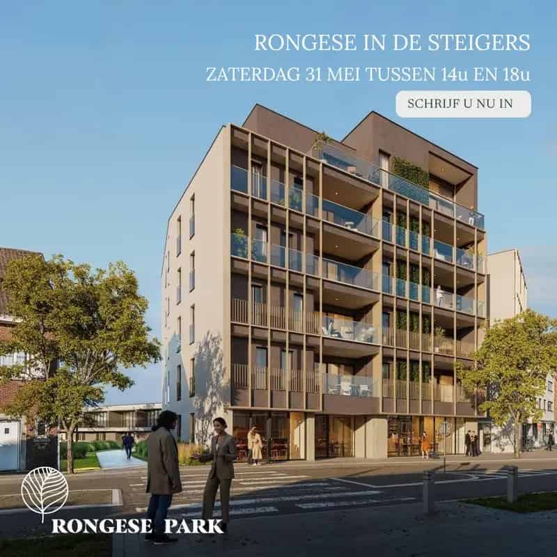 Appartement te huur Hasselt Rongese Park 1 slaapkamer terras tuin
