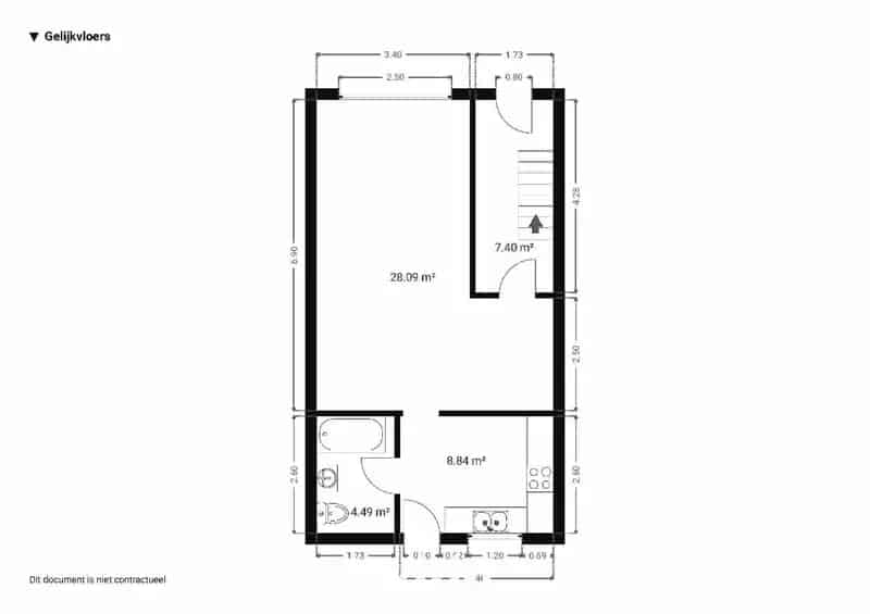Te koop: woning Merkssem - tuin - 2 slaapkamers