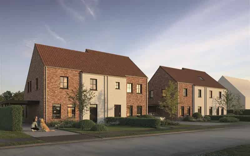 Nieuwbouwwoning in landelijk moderne stijl met 3 slaapkamers