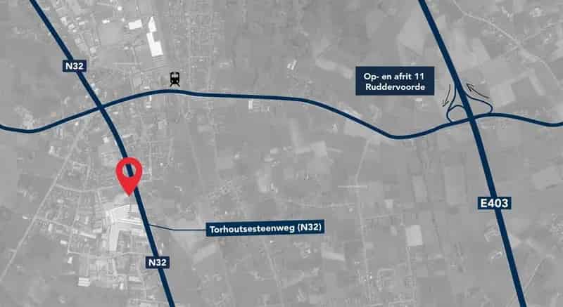 Handelspanden te huur Zedelgem N32 Nieuwbouw