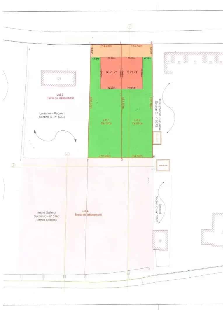Bouwgrond Halfopen Bebouwing LOT 2