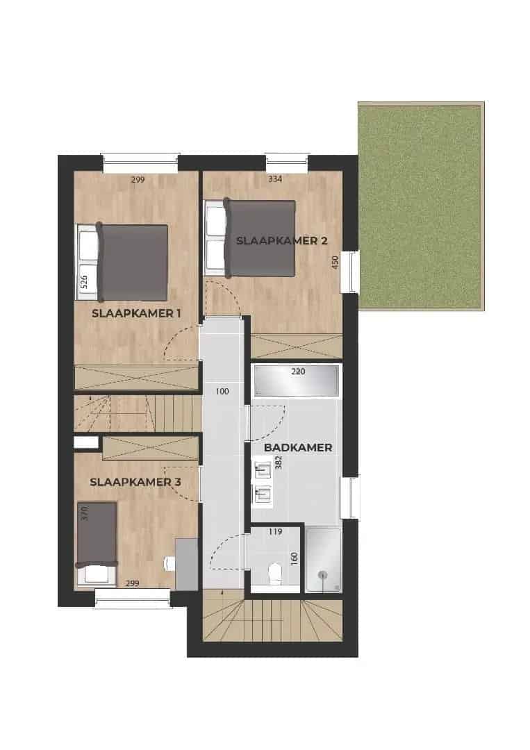 Halfvrijstaande woning landelijke stijl 370m2