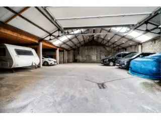 Garagebox te koop Mons 220m2 7 autostaanplaatsen