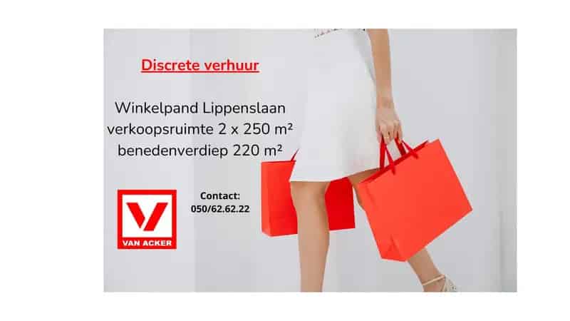 Handelspand te huur Lippenslaan 720m²