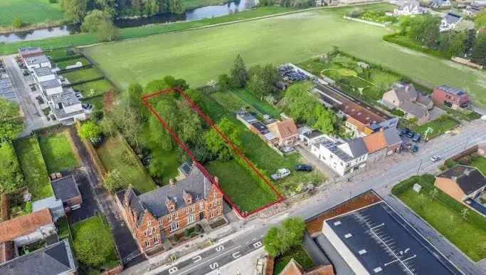 Bouwgrond 1220m² Sint-Baafs-Vijve Prachtig Leiezicht