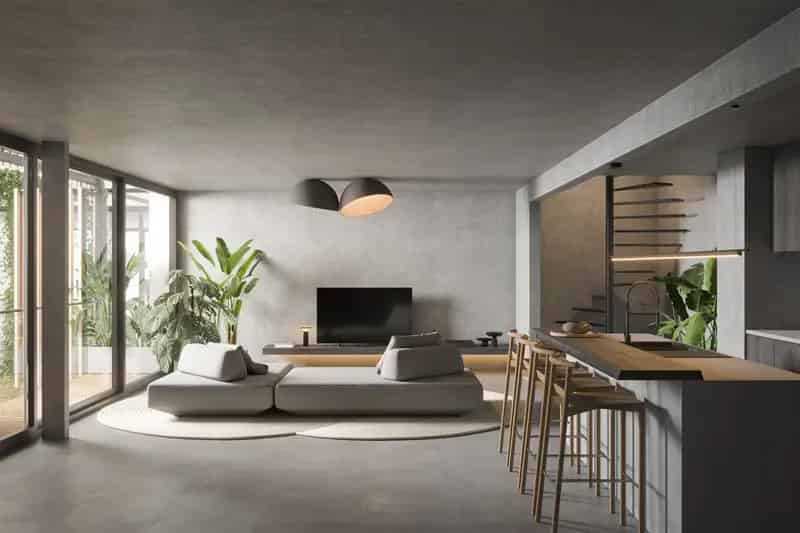 Atelierhuis te koop: 234m² met terrassen - Wonen en Werken