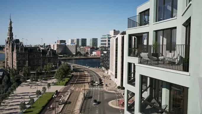 Nieuwbouwappartement 96m² Antwerpen Centrum Scheldezicht