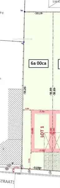 Bouwgrond te Koop Humbeek - 6a - Halfopen Bebouwing