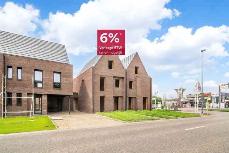 Gesloten nieuwbouwwoning met 3 slaapkamers - 6% BTW