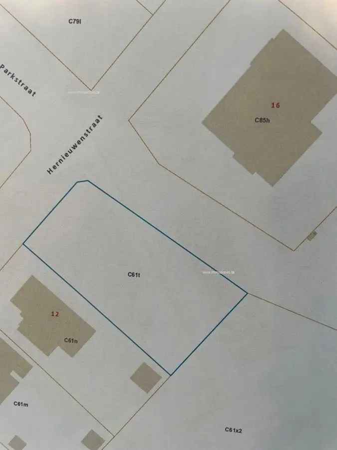 Bouwgrond Wielsbeke 1027m2 - Rustig gelegen nabij centrum